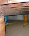 A flooded wet basement in De Pere