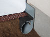 French Drain or Drain Tile system installed in a Wisconsin crawl space