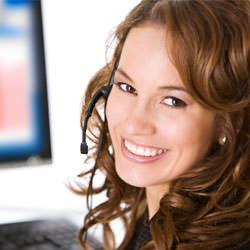 A basement waterproofing customer service specialist in Wausau scheduling an appointment.