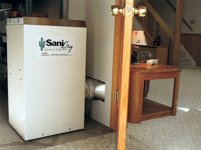 dehumidifier basement ducted system finishing waterproofing install space air dry before crawl finished