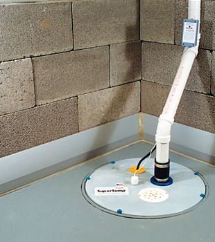A baseboard basement drain pipe system installed in De Pere