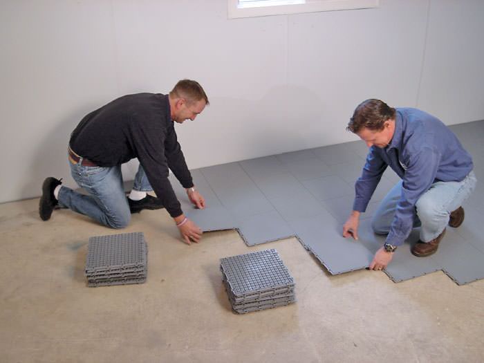 Best basement subfloor options