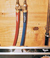 FloodChek washer hoses installed on a washer in Waupaca