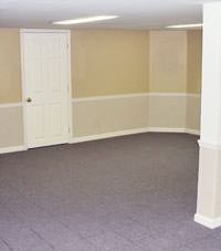 Plastic 20-mil vapor barrier for dirt basements, Wisconsin Rapids, Wisconsin installation