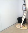 basement wall product and vapor barrier for Oshkosh wet basements