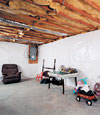 CleanSpace basement wall vapor barrier installed in Menominee