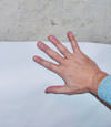 closeup of a plastic basement wall covering on concrete in Menominee