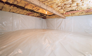 Crawl Space Moisture Barrier After in Appleton