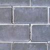 A diagonal stair-step crack found along a foundation wall in a Sturgeon Bay home