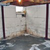 Rusted, corroded i-beams found with a failing foundation in a Shawano home.
