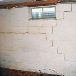 Bowing foundation walls in danger of failure in Waupun