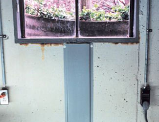 Repaired waterproofed basement window leak in Fond Du Lac